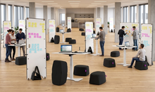 Load image into Gallery viewer, myhomii – Der minimalistische Stehttisch für Fokus &amp; New Work
