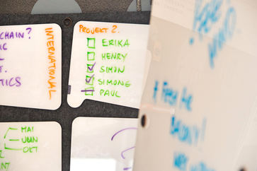 ideenbrett flat 5er Whiteboard Set